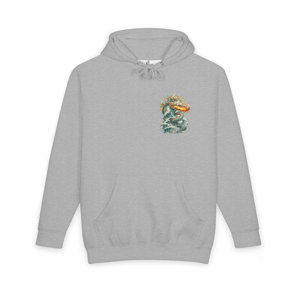 Water Dragon Chinese Zodiac Hoodie Mythical Dragon Graphic Heavyweight Sweatshirt Wag On BarkingDog Shop