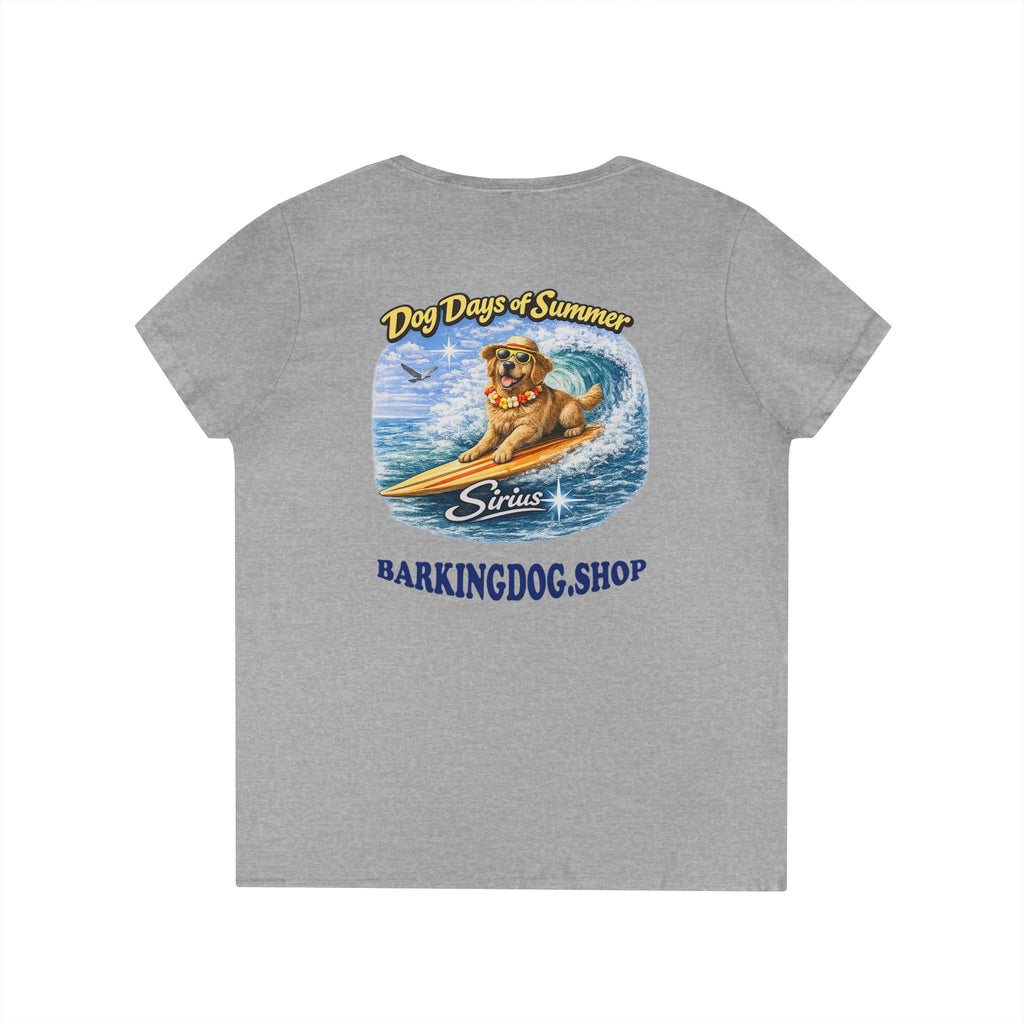 Golden Retriever Dog Surfboard T-Shirt Wag On™ Dog Days of Summer