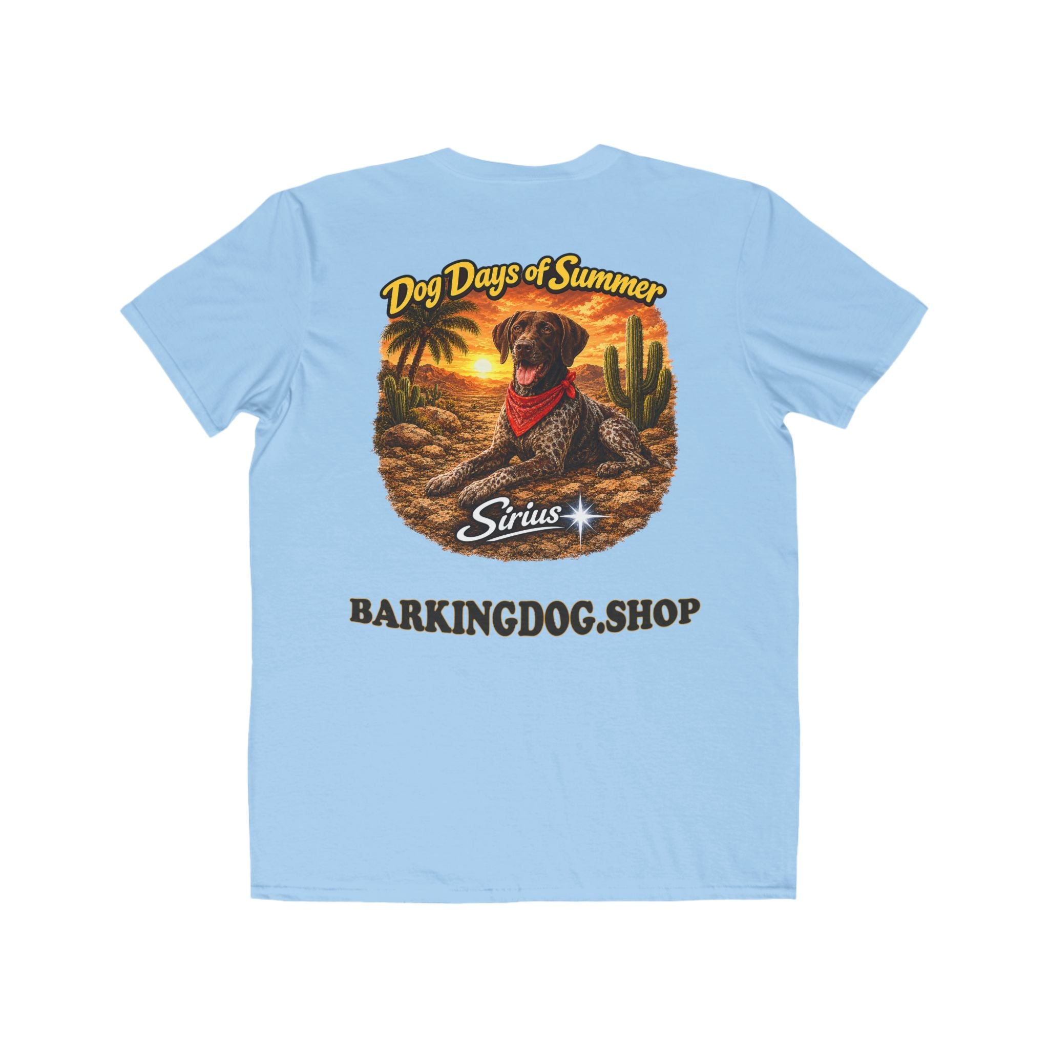 German Shorthair Pointer Cactus T-Shirt Wag On™ Dog Days of Summer