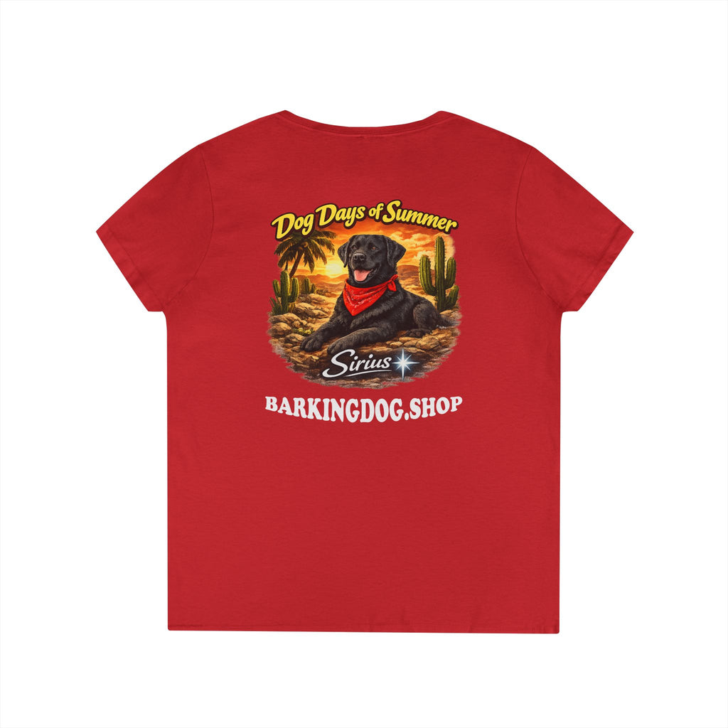 Black Labrador Dog Cactus T-Shirt Wag On™ Dog Days of Summer