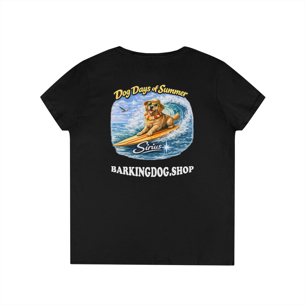 Golden Retriever Dog Surfboard T-Shirt Wag On™ Dog Days of Summer