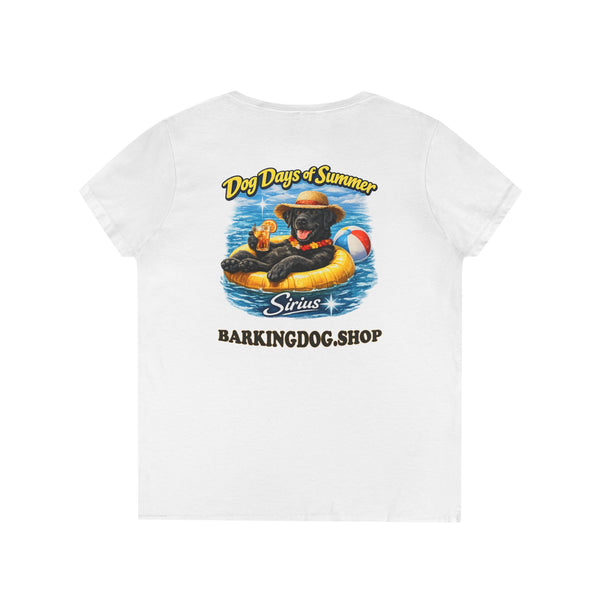 Black Labrador Dog Inner Tube T-Shirt Wag On™ Dog Days of Summer