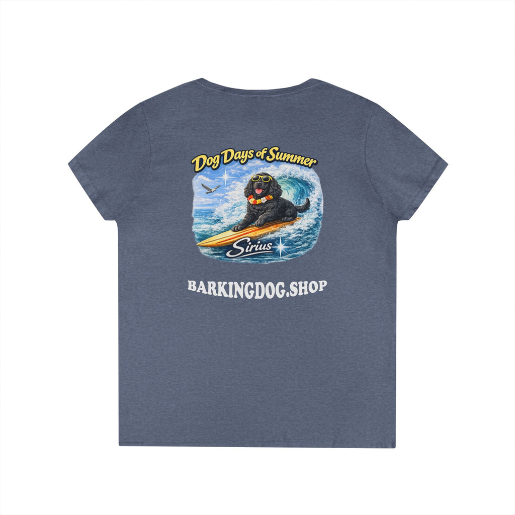 Cocker Spaniel Dog Surfboard T-Shirt Wag On™ Dog Days of Summer
