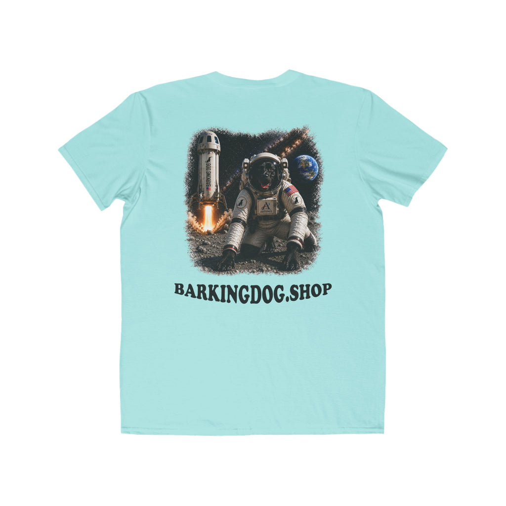 Astronaut Dog Tee — Space Travel Men's T-Shirt