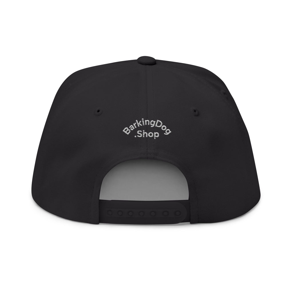 Embroidered Wag On Dog Lovers Flat Bill Cap