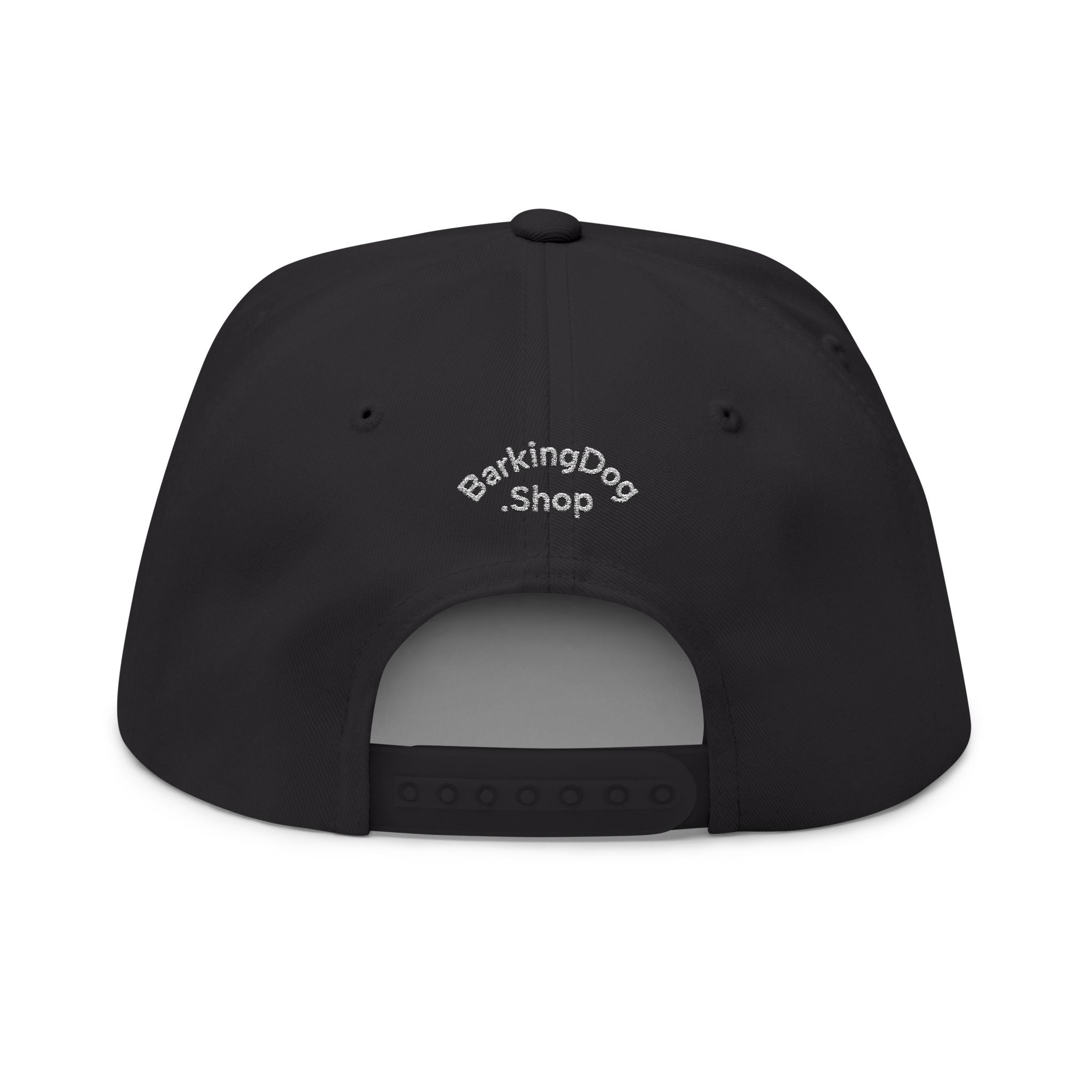 Embroidered Wag On Dog Lovers Flat Bill Cap