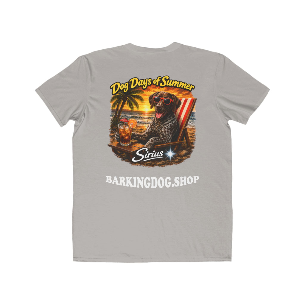 German Shorthair Pointer Beach Chair T-Shirt Wag On™ Dog Days of Summer