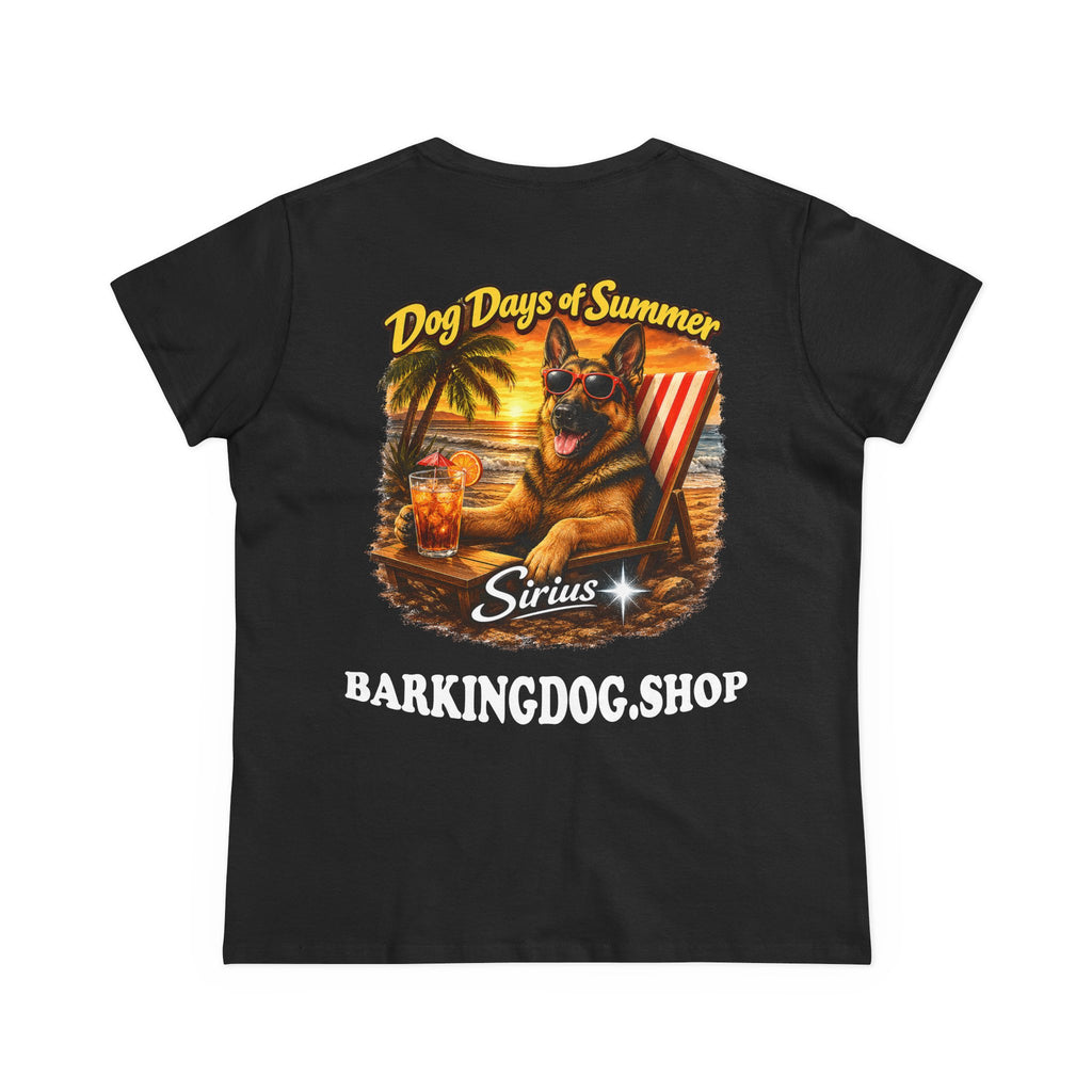 German Shepherd Dog Beach Chair T-Shirt Wag On™ Dog Days of Summer