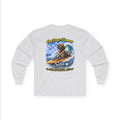 German Shorthaired Pointer Dog Days of Summer Surfboard Long Sleeve T Shirt Beach Collection Surfing Dog Graphic Tee Wag On BarkingDog Shop