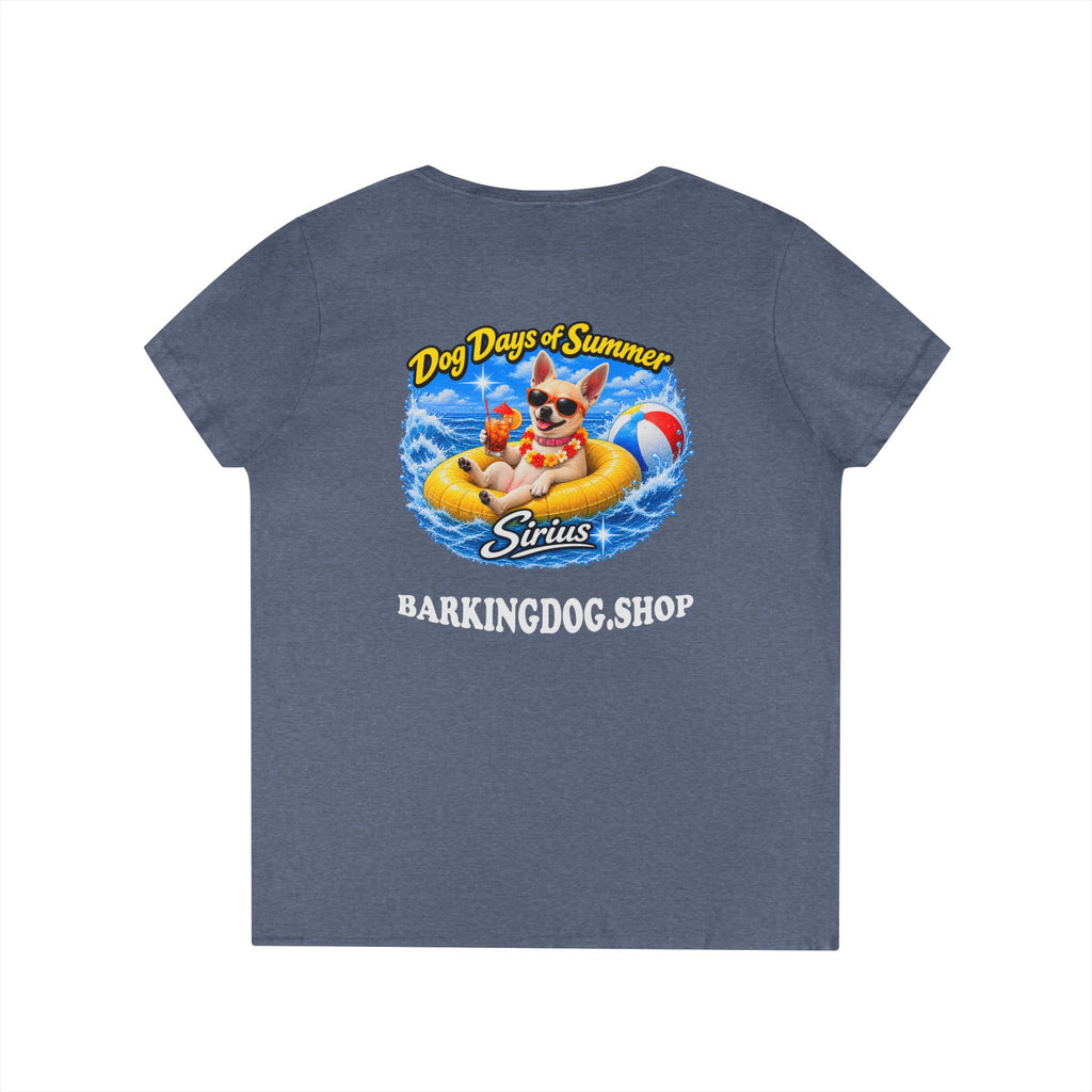 Chihuahua Inner Tube T Shirt Dog Days Of Summer Beach Dog Lover Graphic Tee Wag On BarkingDog Shop