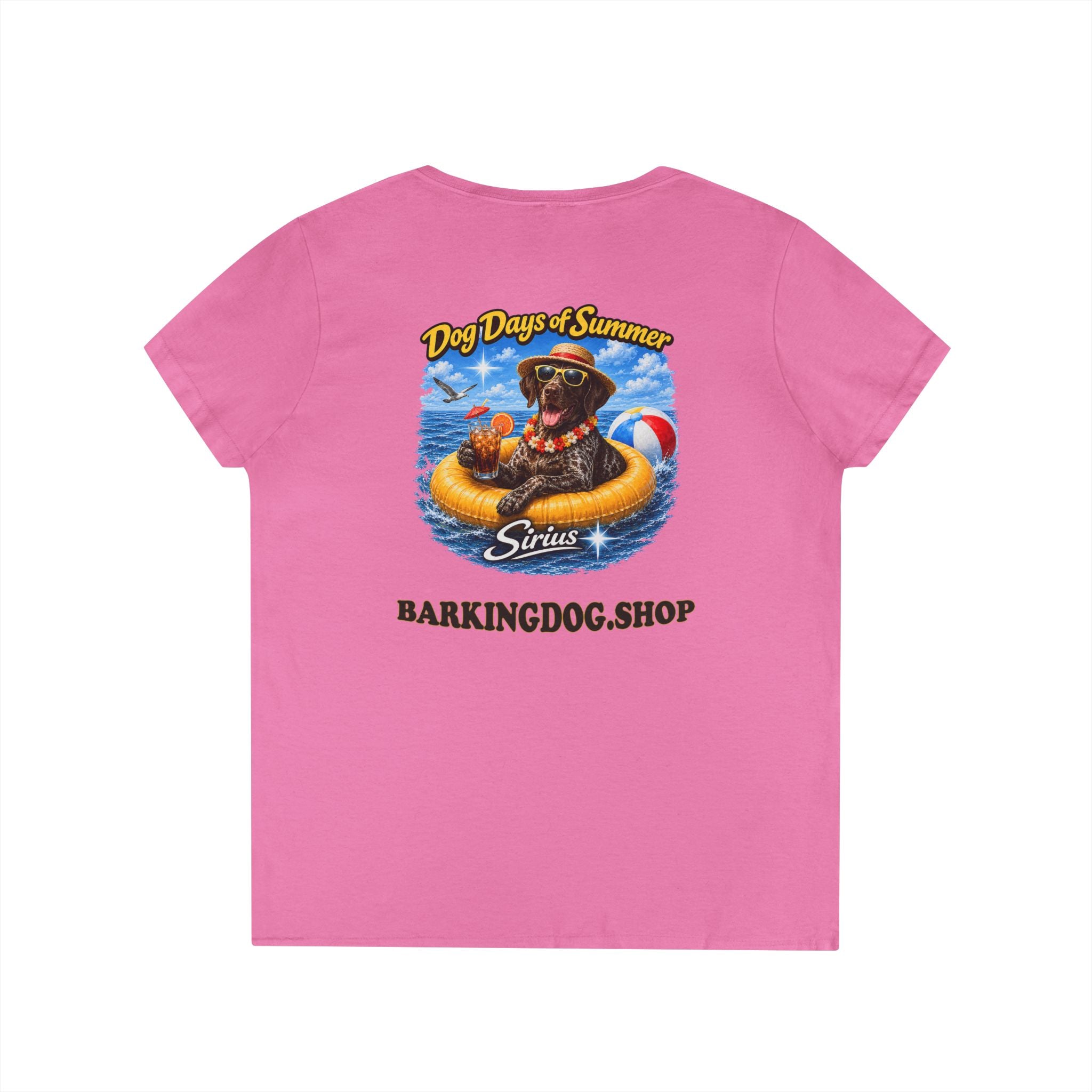 German Shorthair Pointer Inner Tube T-Shirt Wag On™ Dog Days of Summer