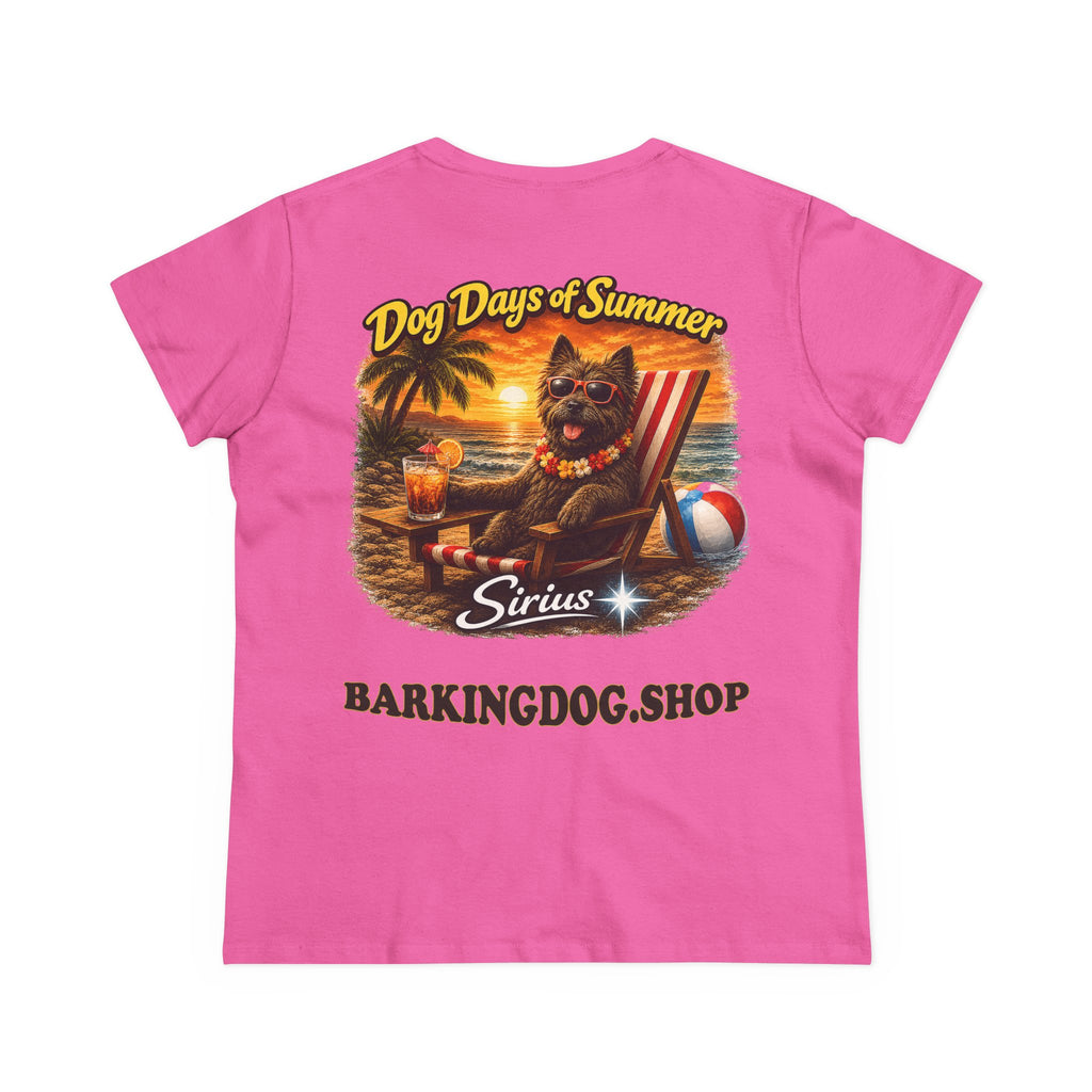 Cairn Terrier Dog Beach Chair T-Shirt Wag On™ Dog Days of Summer