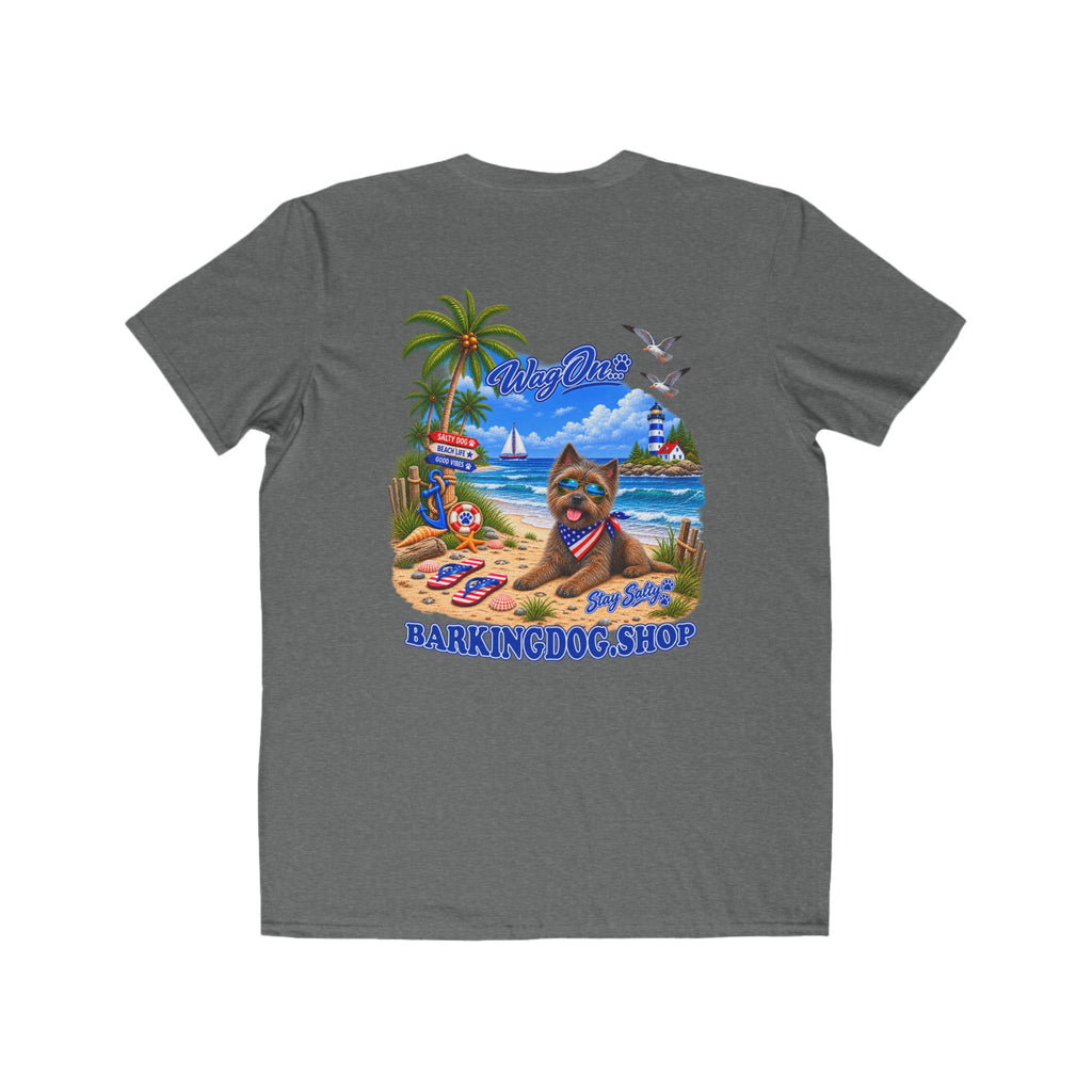 Cairn Terrier Stay Salty T Shirt Beach Collection Salty Pup Beach Life Graphic Tee Wag On BarkingDog Shop