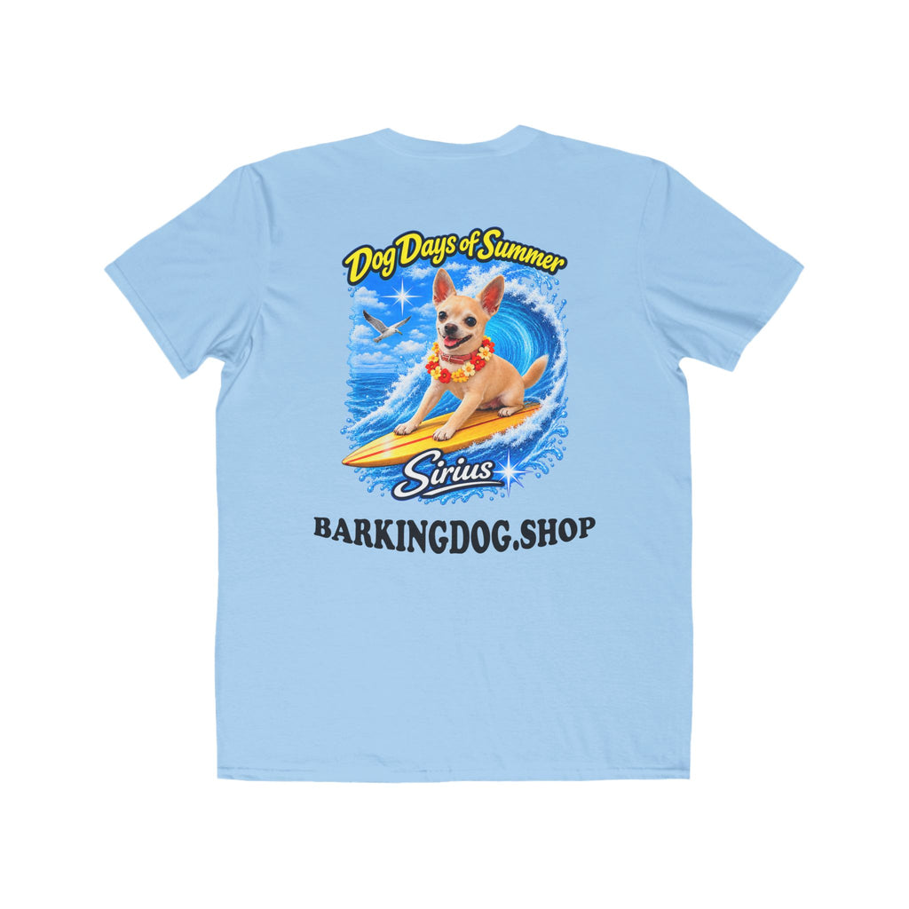 Chihuahua Surfboard T Shirt Dog Days Of Summer Beach Dog Lover Graphic Tee Wag On BarkingDog Shop