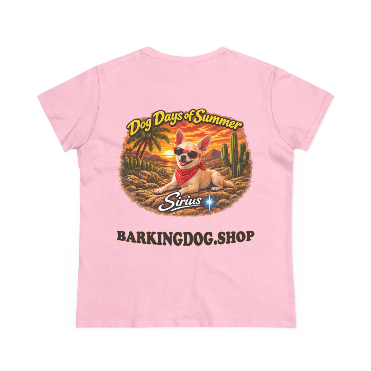 Copy of Cairn Terrier Cactus T Shirt Dog Days Of Summer Beach Dog Lover Graphic Tee Wag On BarkingDog Shop