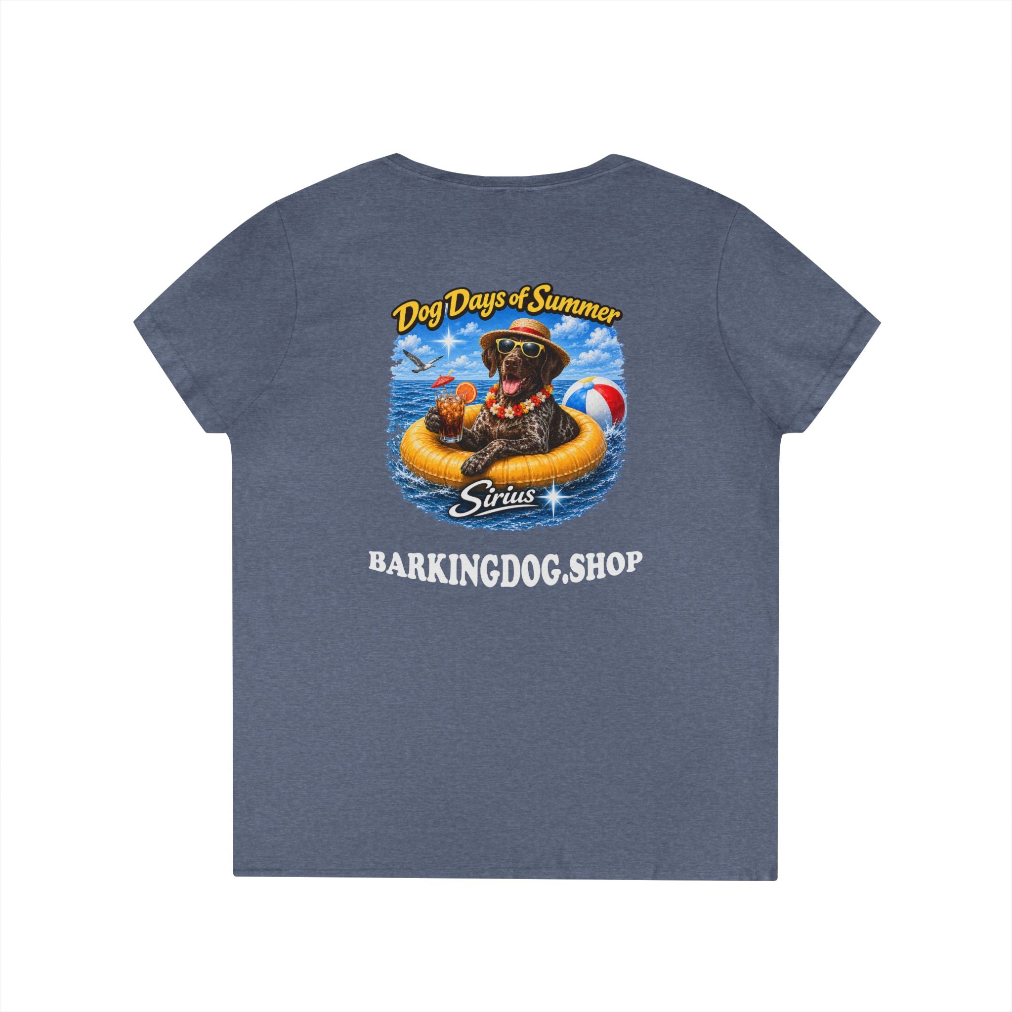 German Shorthair Pointer Inner Tube T-Shirt Wag On™ Dog Days of Summer