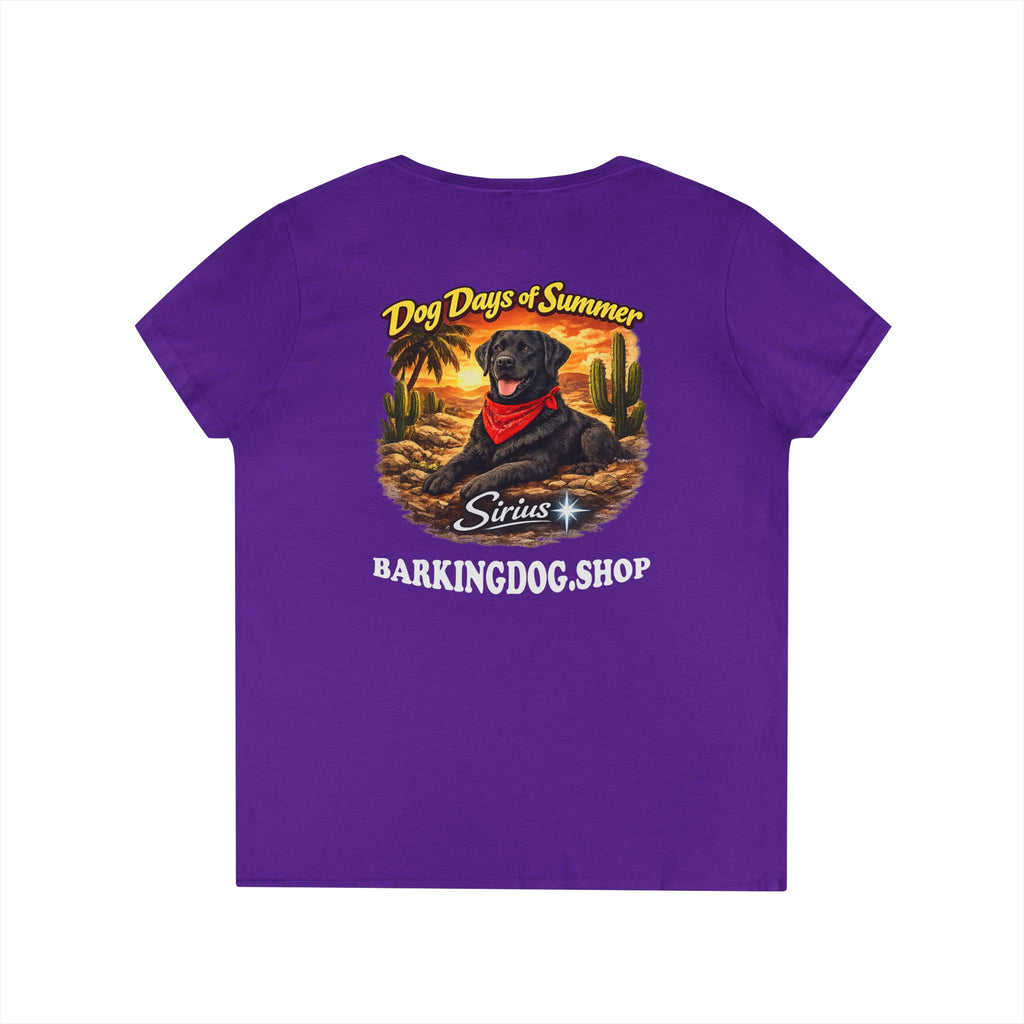 Black Labrador Dog Cactus T-Shirt Wag On™ Dog Days of Summer