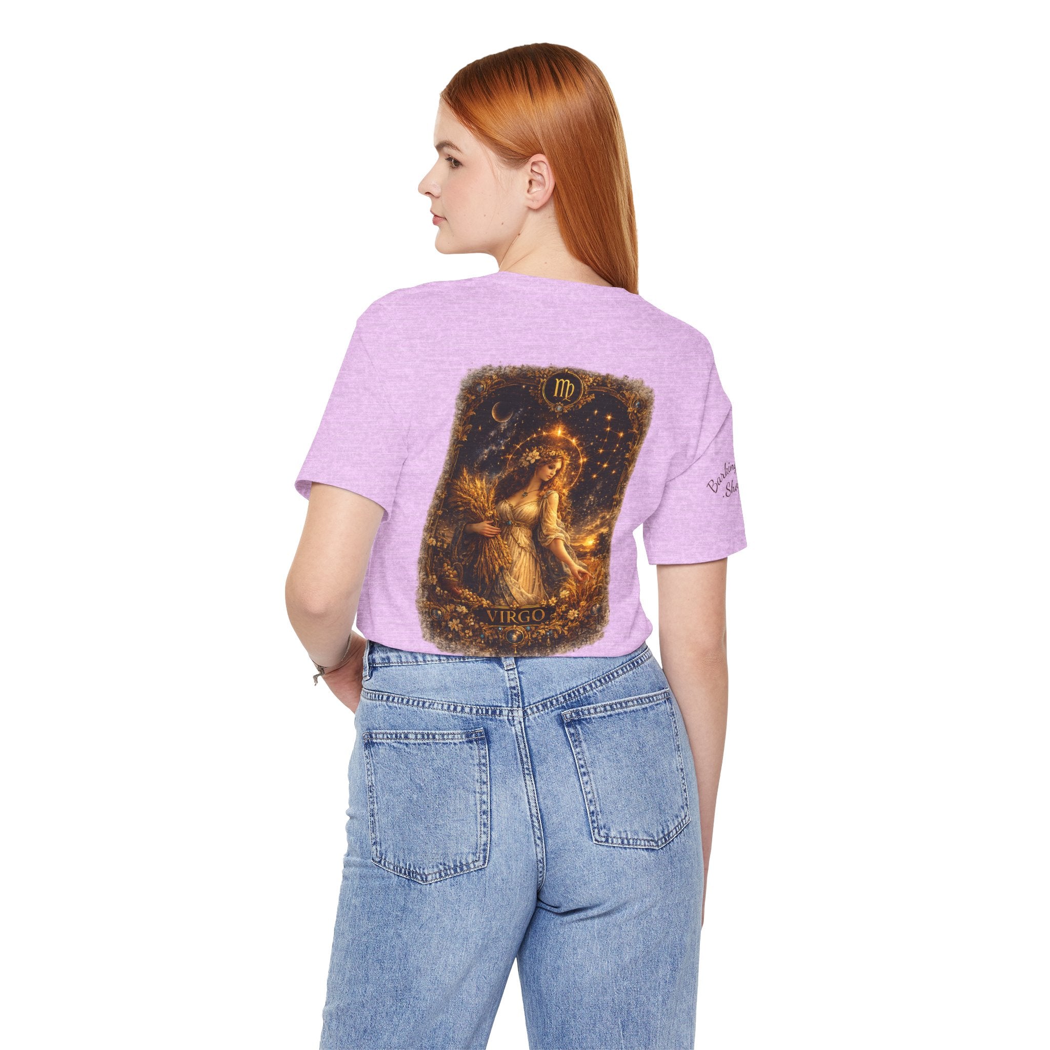Virgo Zodiac Tee — Illustrated Virgo Goddess Astrology T-Shirt