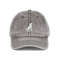 Embroidered Vintage Dog Cap - 'Wag On' Washed Baseball Hat