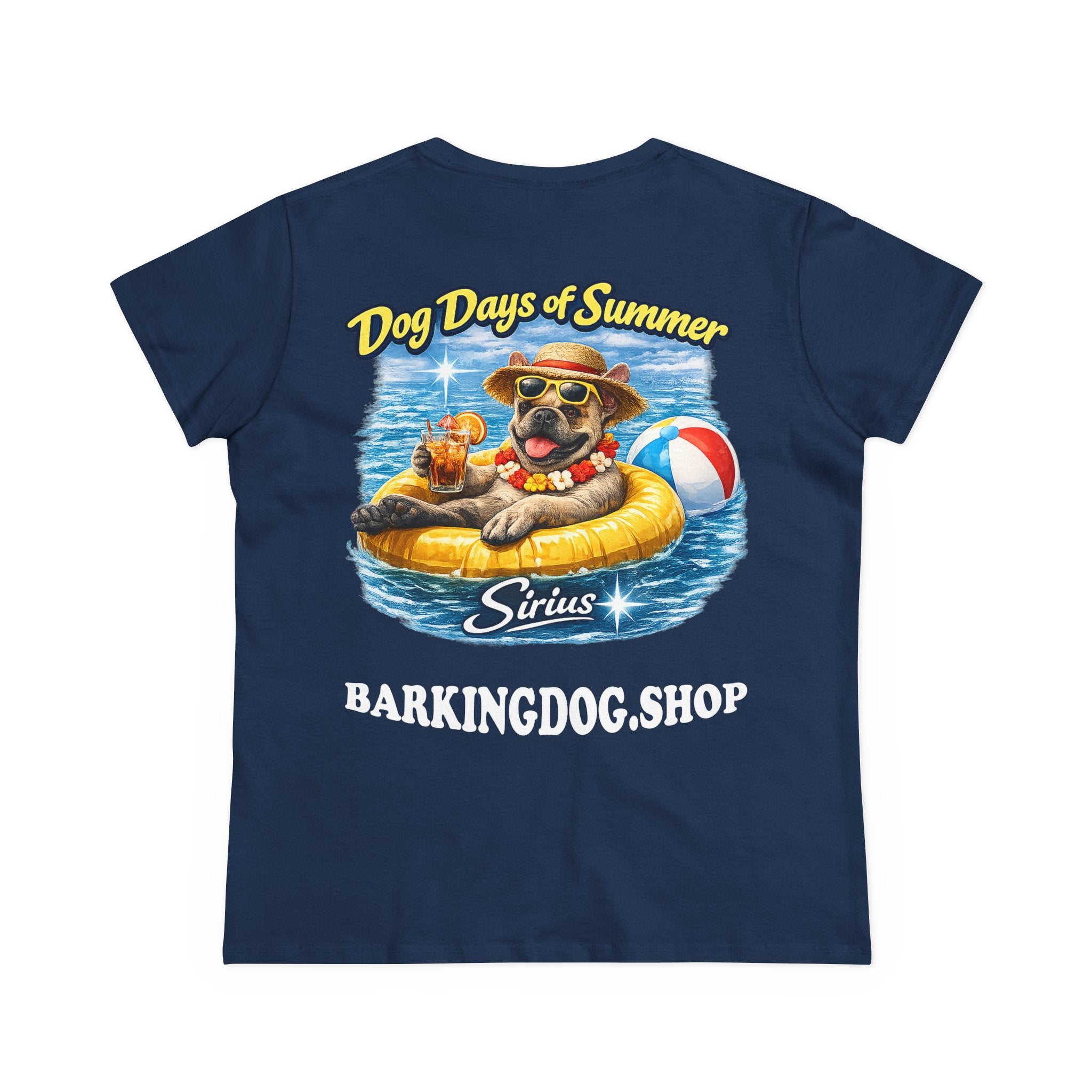 French Bull Dog Inner Tube T-Shirt Wag On™ Dog Days of Summer