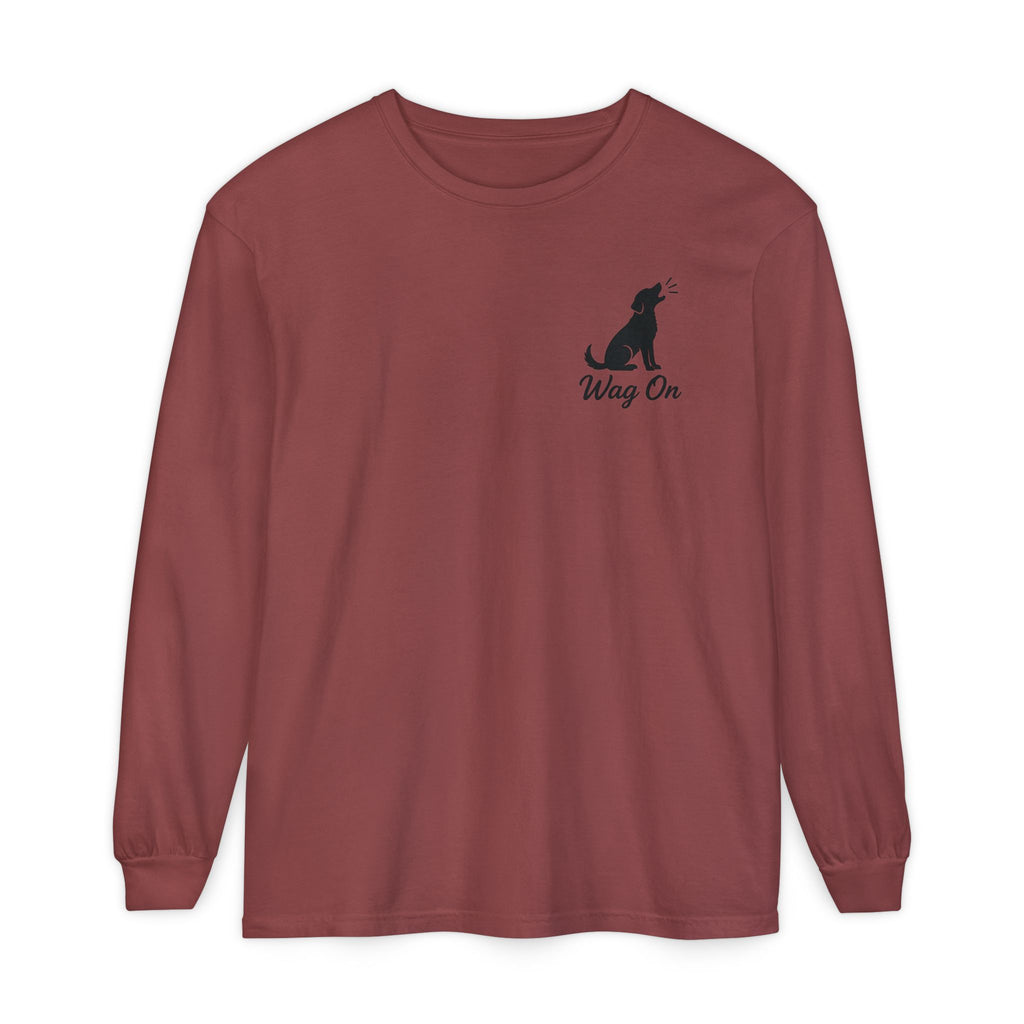 Freedom 250 Grand Prix Long Sleeve T-Shirt — "Wag On" Dog Rally Race Tee