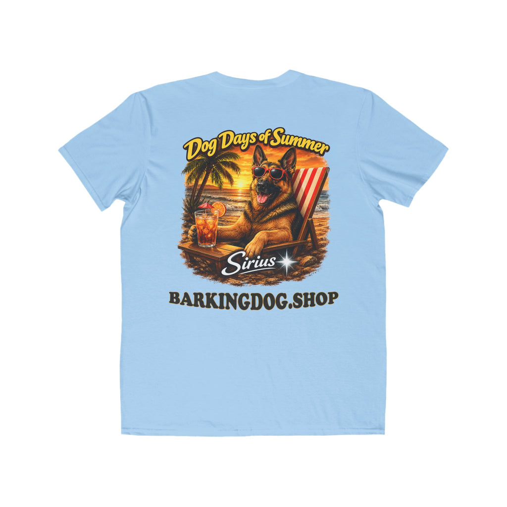 German Shepherd Beach Chair T-Shirt Wag On™ Dog Days of Summer