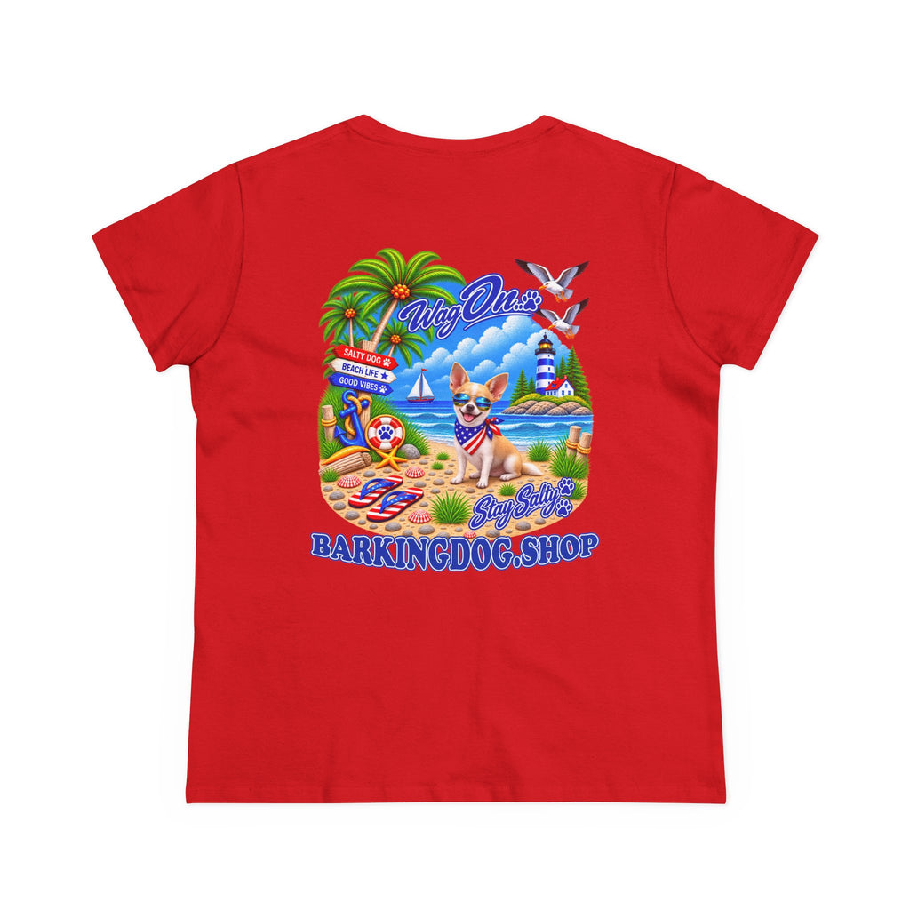 Chihuahua Stay Salty T Shirt Beach Collection Salty Pup Beach Life Graphic Tee Wag On BarkingDog Shop