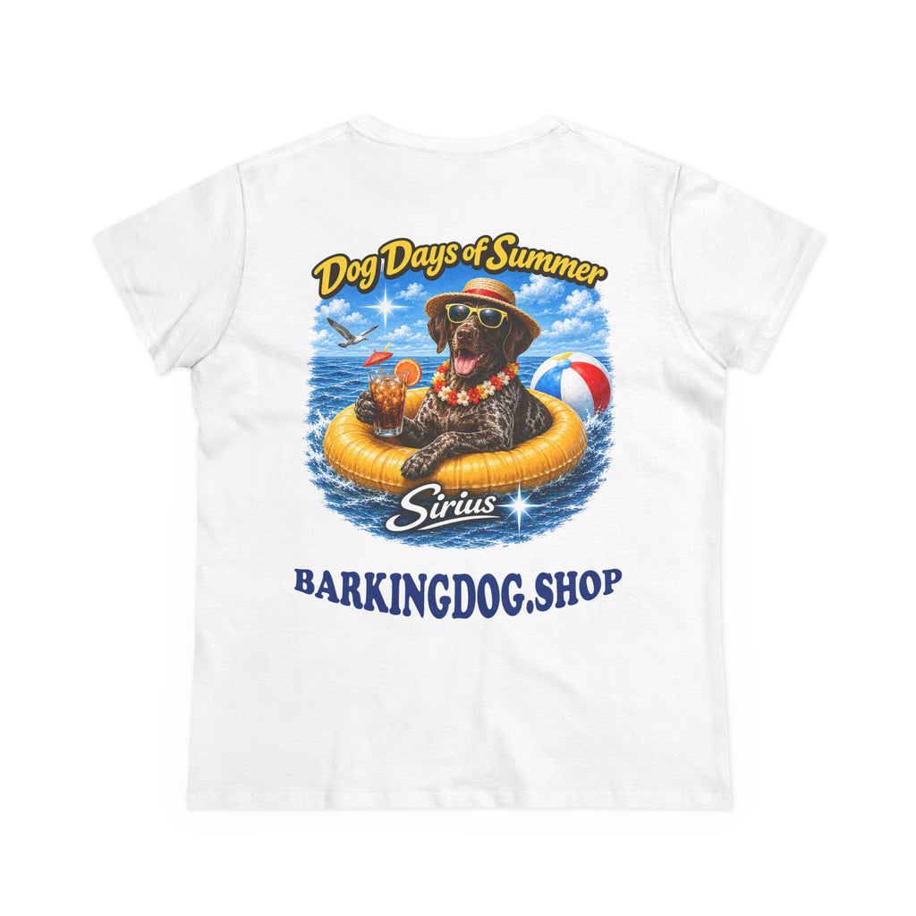 German Shorthair Pointer Dog Inner Tube T-Shirt Wag On™ Dog Days of Summer