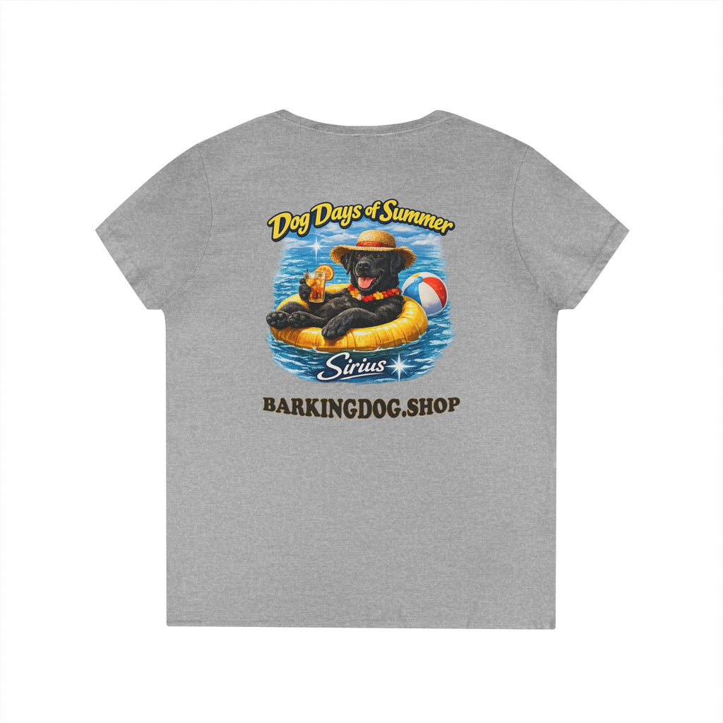 Black Labrador Dog Inner Tube T-Shirt Wag On™ Dog Days of Summer