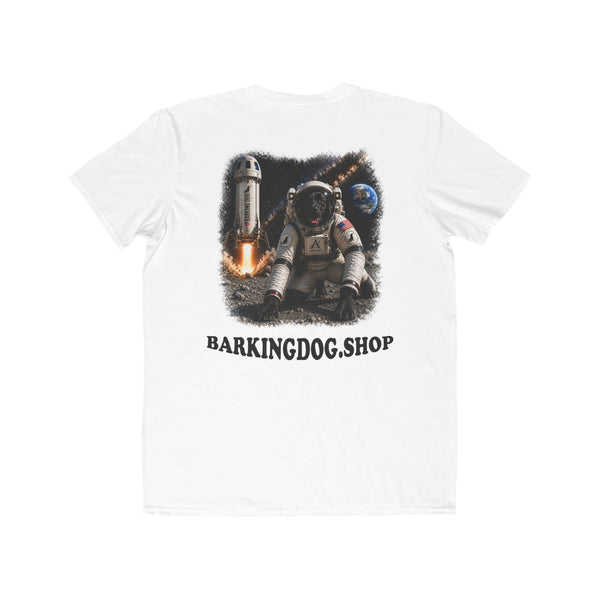 Astronaut Dog Tee — Space Travel Men's T-Shirt