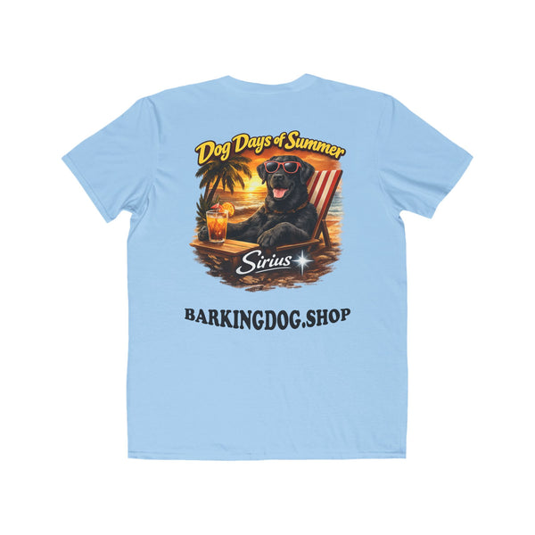 Black Labrador Beach Chair T-Shirt Wag On™ Dog Days of Summer