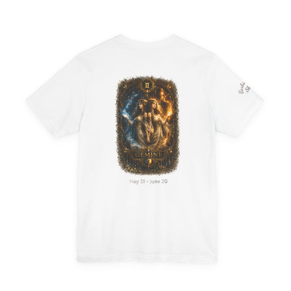 Gemini Zodiac T‑Shirt — Twin Constellation Astrology Tee