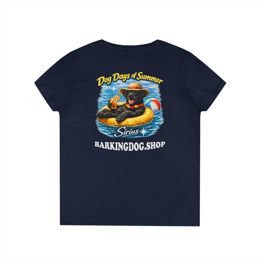 Black Labrador Dog Inner Tube T-Shirt Wag On™ Dog Days of Summer