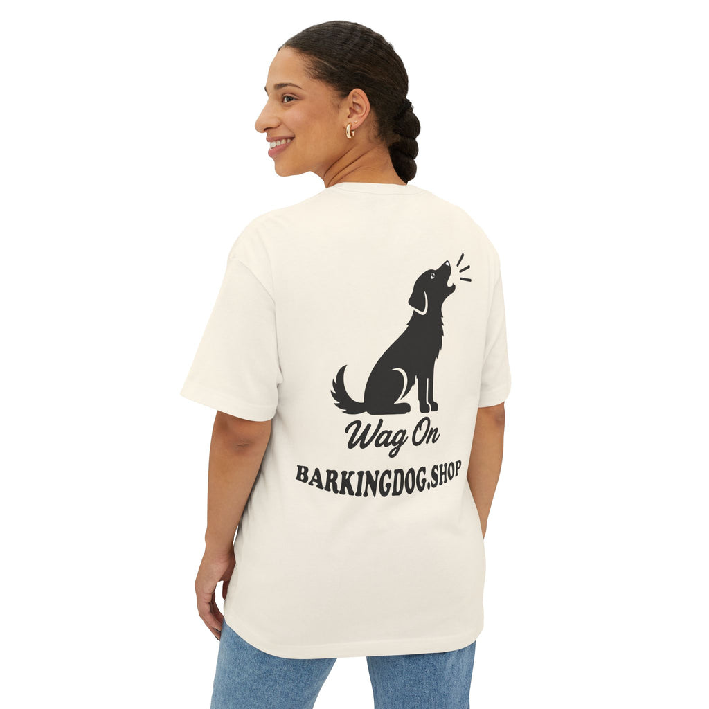 Boxy Tee Wag On Barking Dog Shop Logo
