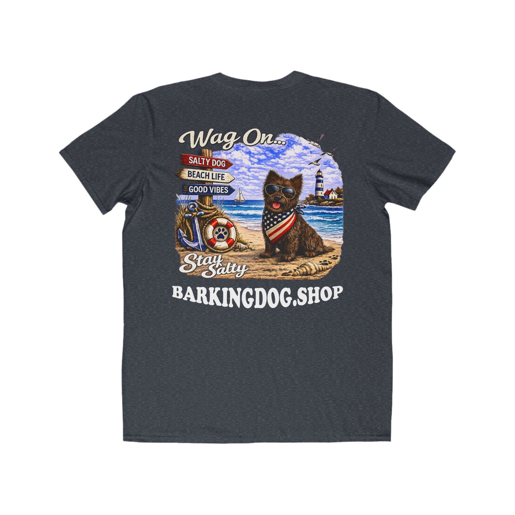 Cairn Terrier Dog Beach T Shirt Wag On™ Stay Salty