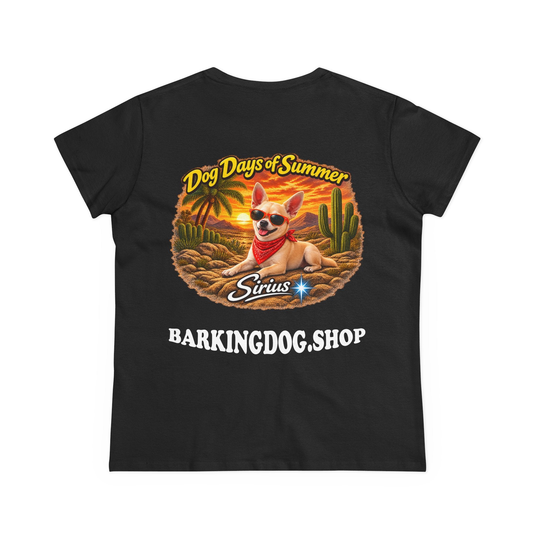 Chihuahua Cactus T Shirt Dog Days Of Summer Beach Dog Lover Graphic Tee Wag On BarkingDog Shop
