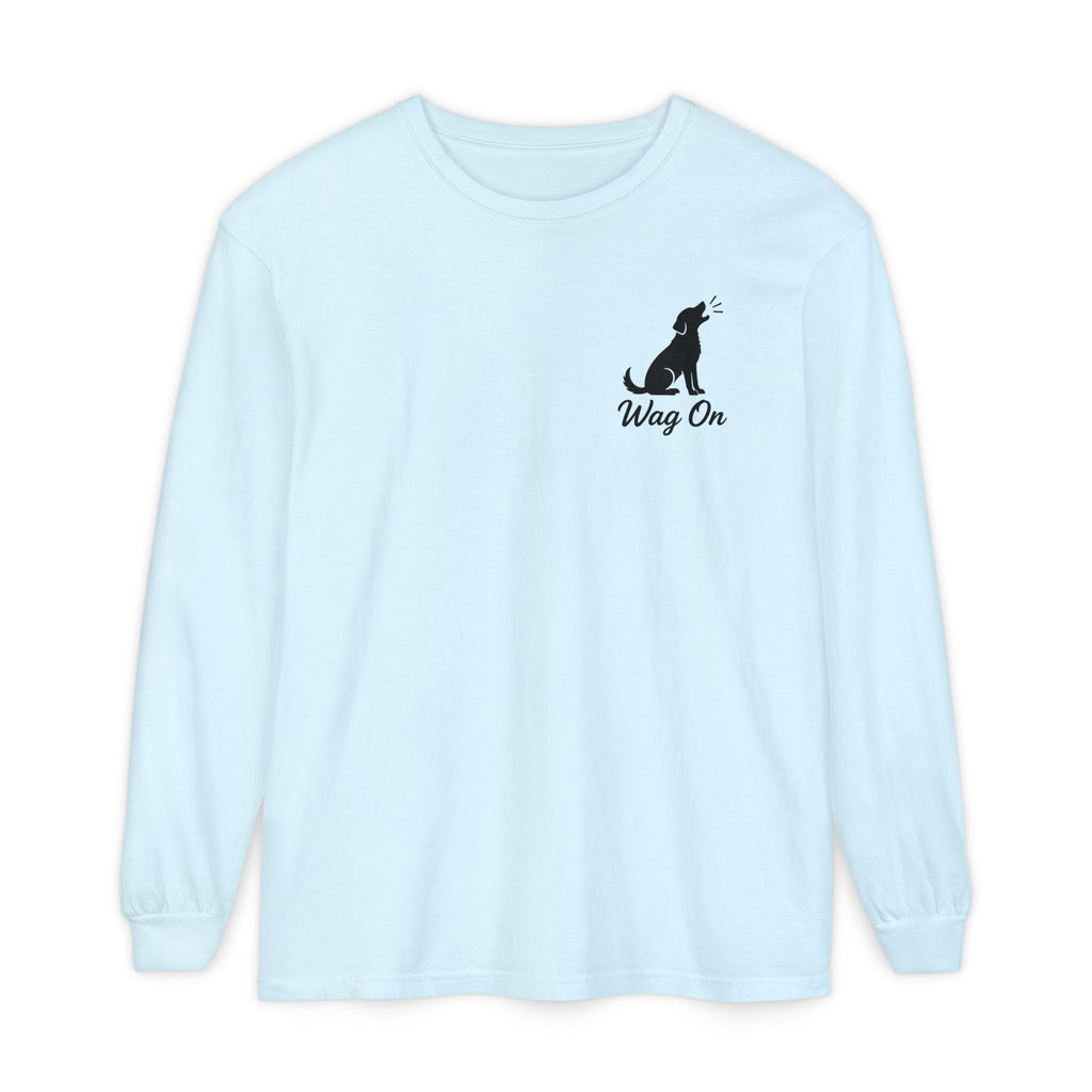 Freedom 250 Grand Prix Long Sleeve T-Shirt — "Wag On" Dog Rally Race Tee