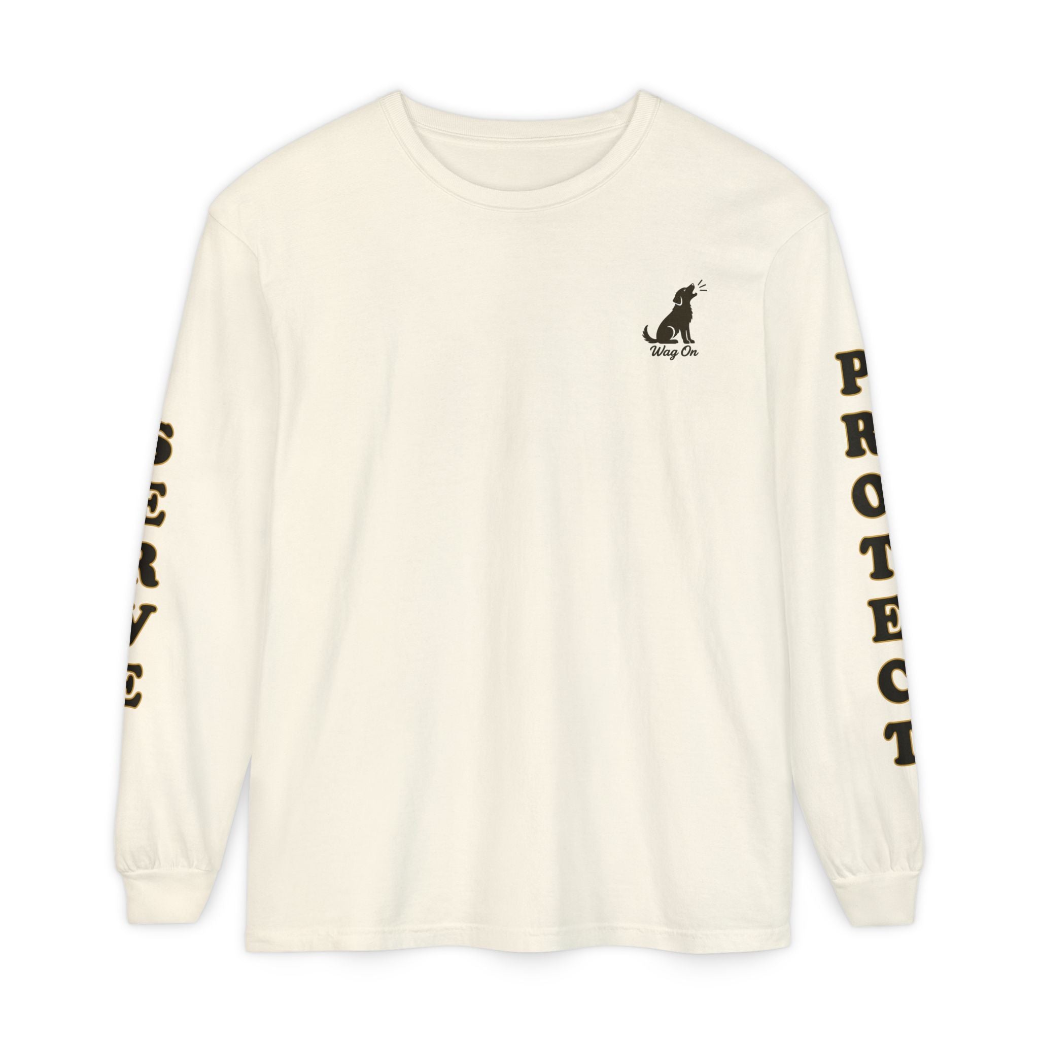 F-22 Raptor Long Sleeve Tee — BarkingDog 'Wag On' Military Air Force Tribute