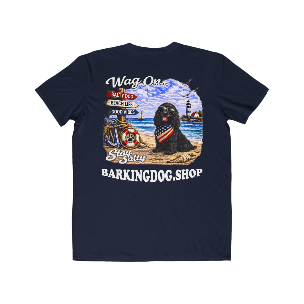 Cocker Spaniel Dog Beach T Shirt Wag On™ Stay Salty