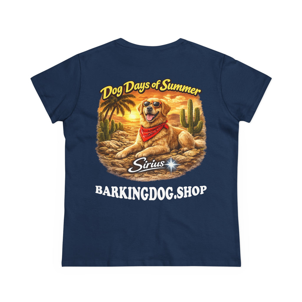 Golden Retriever Dog Cactus T-Shirt Wag On™ Dog Days of Summer