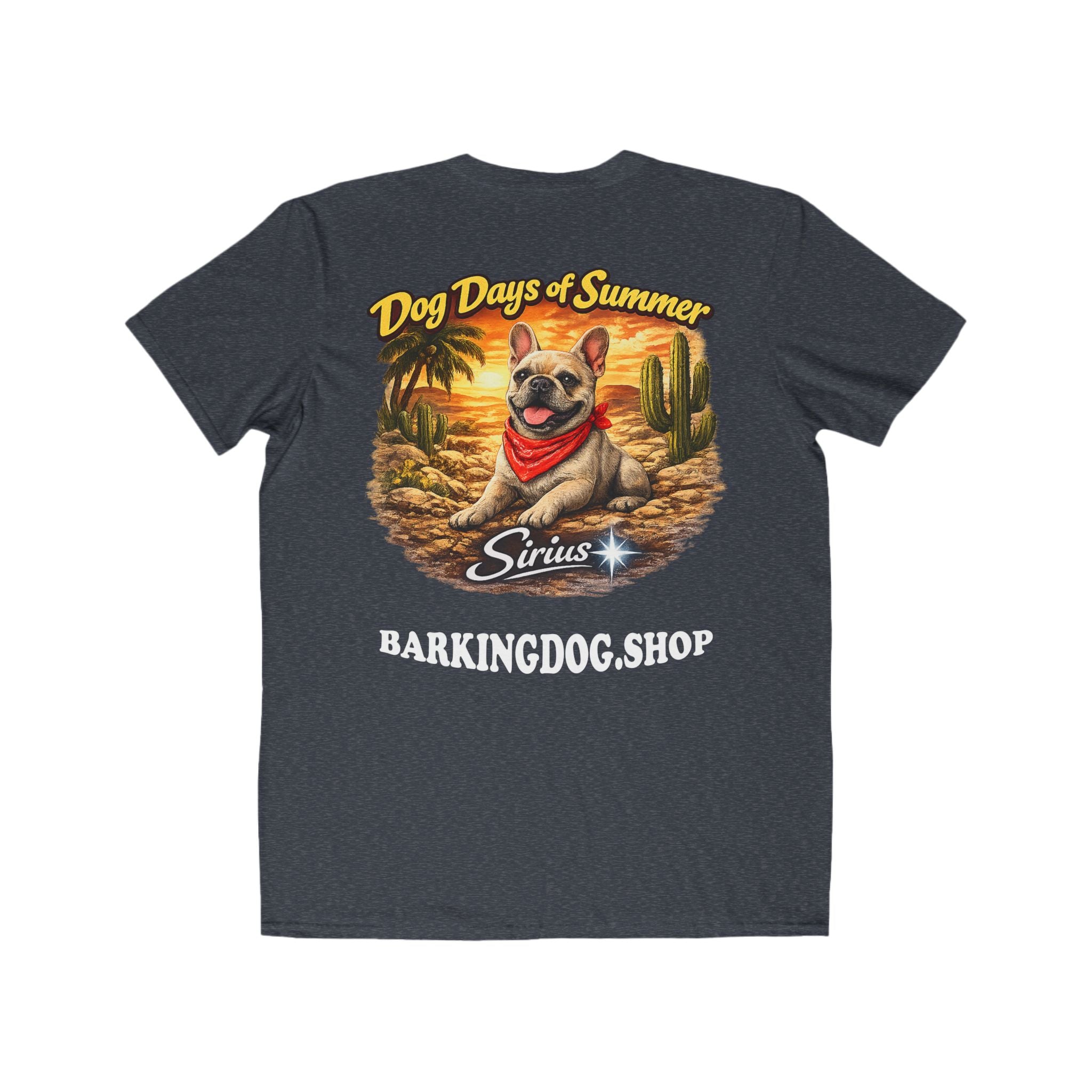 French Bulldog Cactus T-Shirt Wag On™ Dog Days of Summer