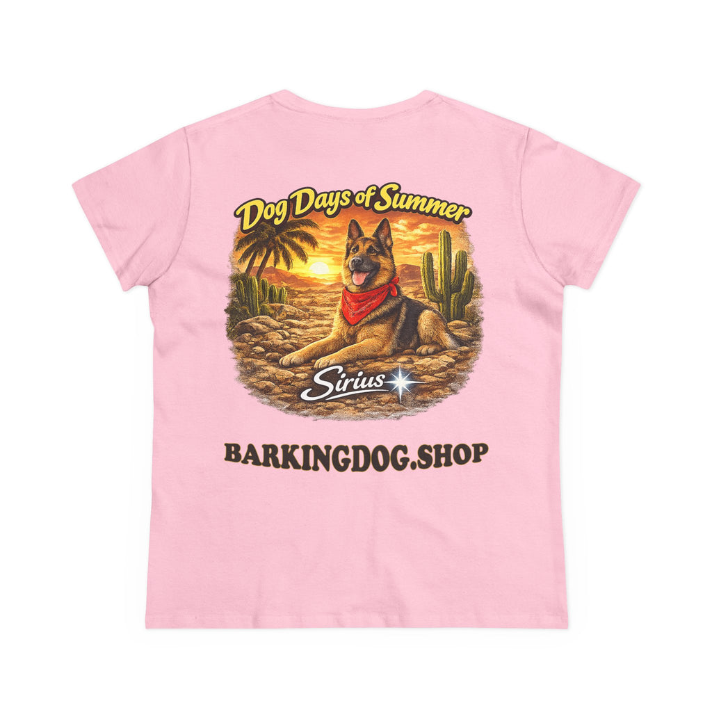 German Shepherd Dog Cactus T-Shirt Wag On™ Dog Days of Summer