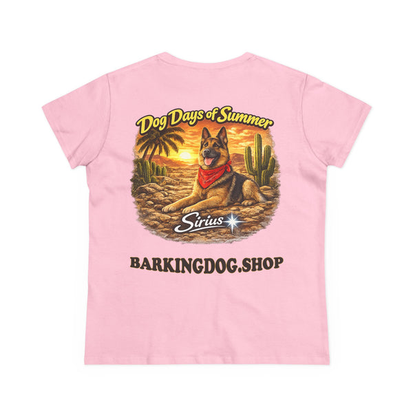 German Shepherd Dog Cactus T-Shirt Wag On™ Dog Days of Summer