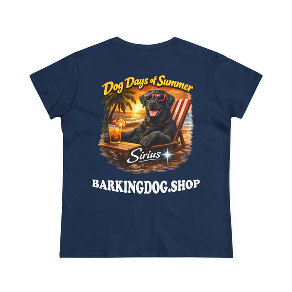 Black Labrador Dog Beach Chair T-Shirt Wag On™ Dog Days of Summer