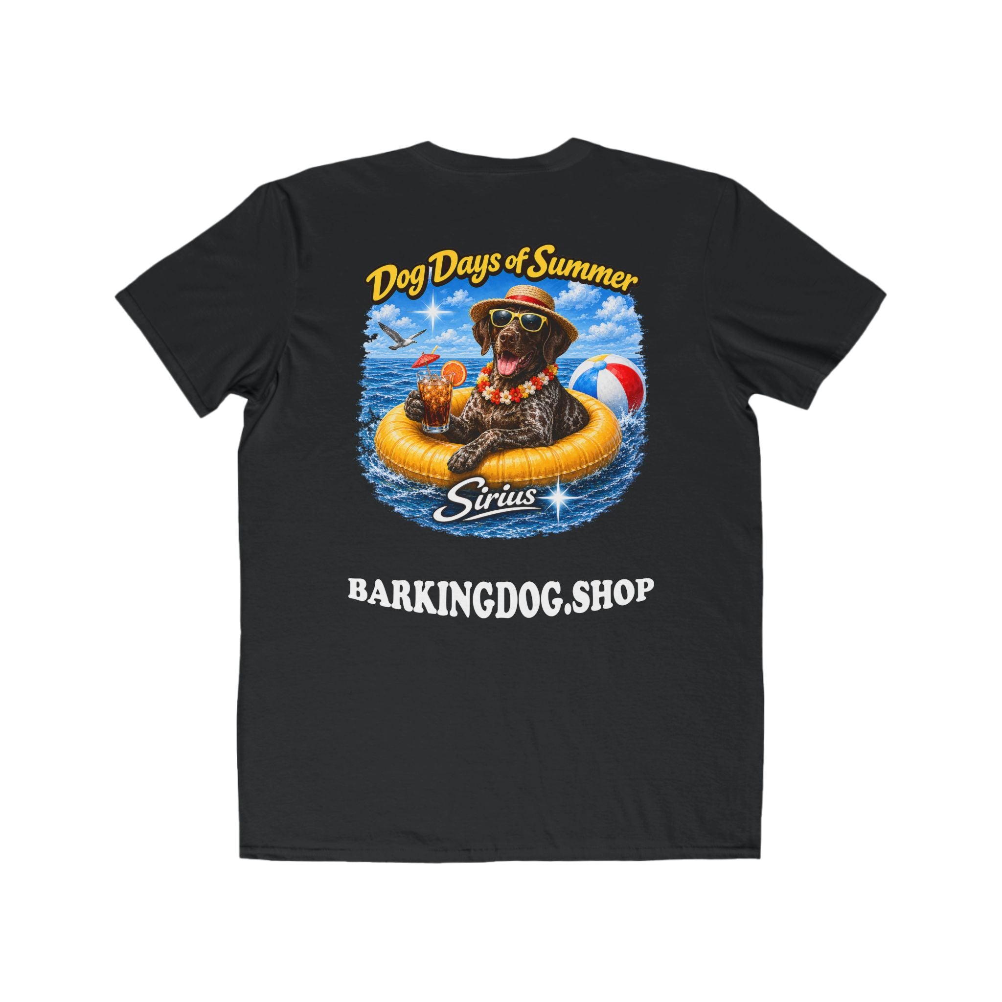German Shorthair Pointer Inner Tube T-Shirt Wag On™ Dog Days of Summer