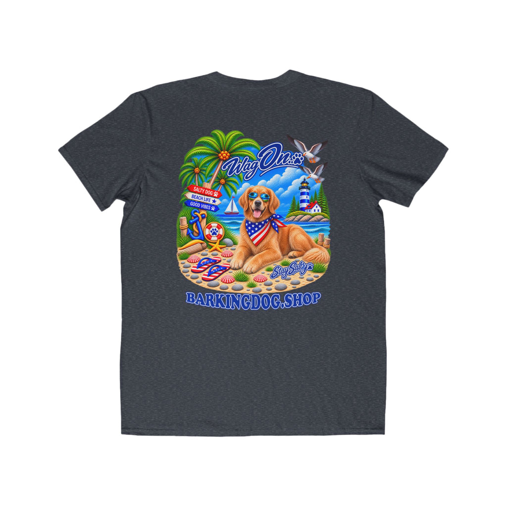 Golden Retriever Stay Salty T Shirt Beach Collection Salty Pup Beach Life Graphic Tee Wag On BarkingDog Shop