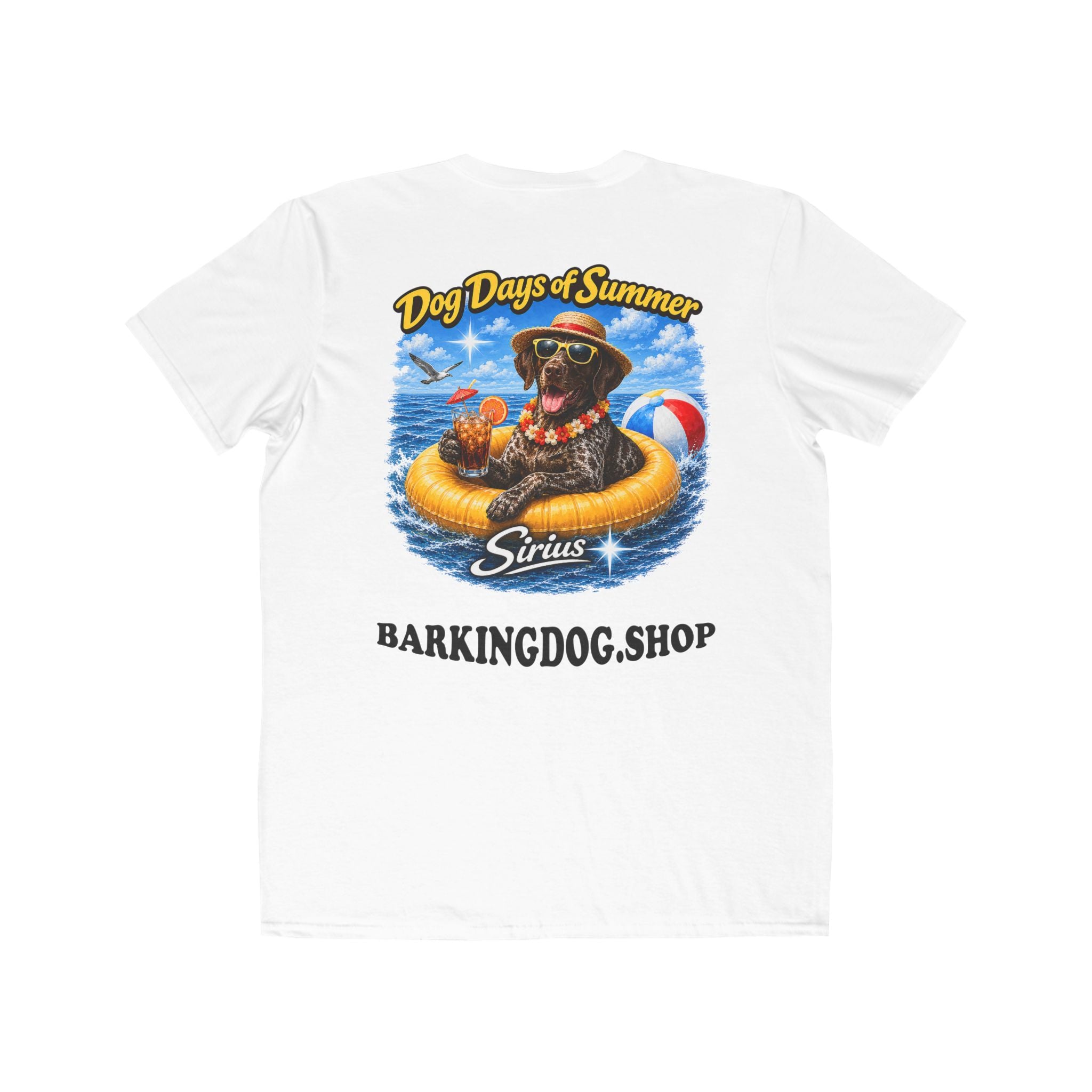 German Shorthair Pointer Inner Tube T-Shirt Wag On™ Dog Days of Summer