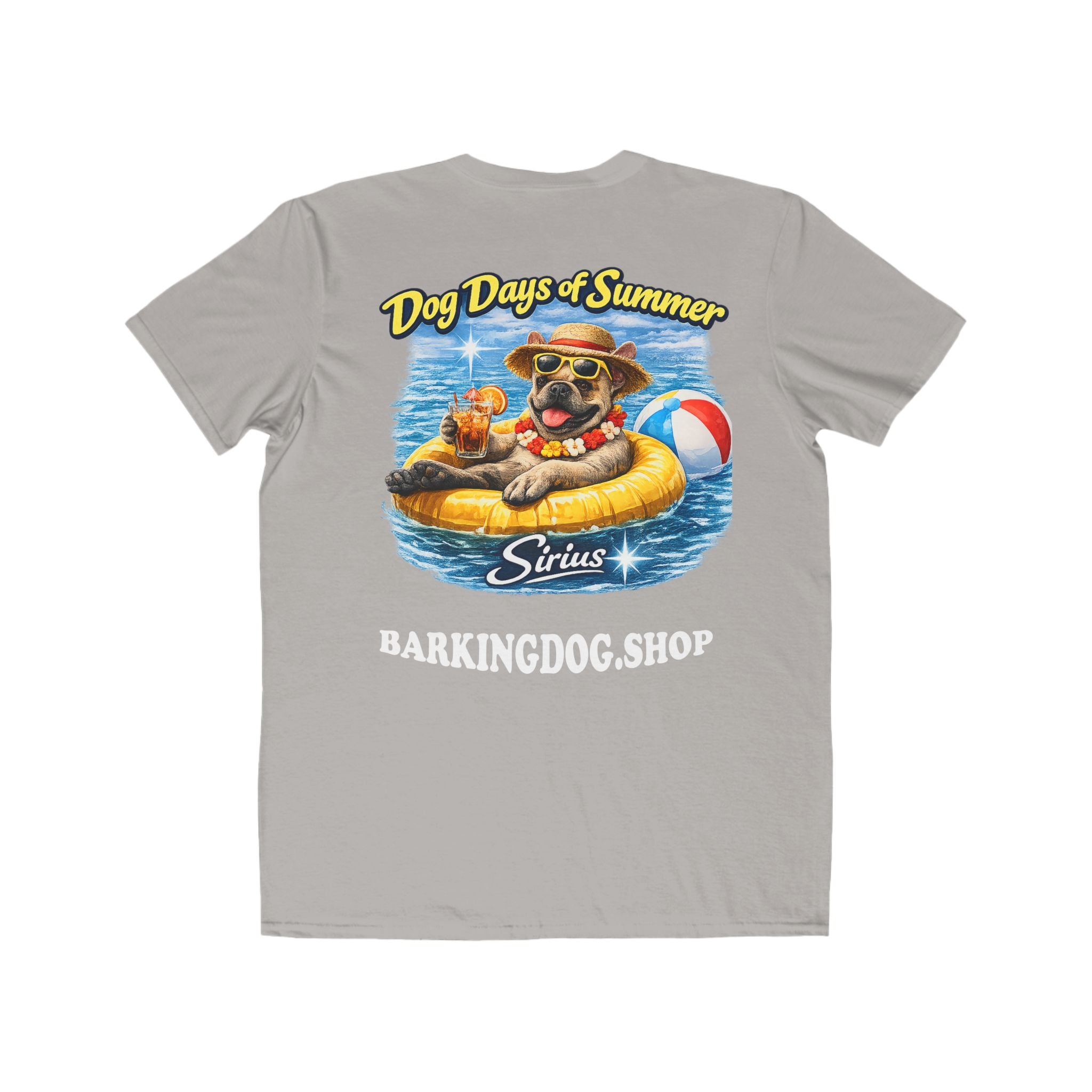 French Bulldog Inner Tube T-Shirt Wag On™ Dog Days of Summer