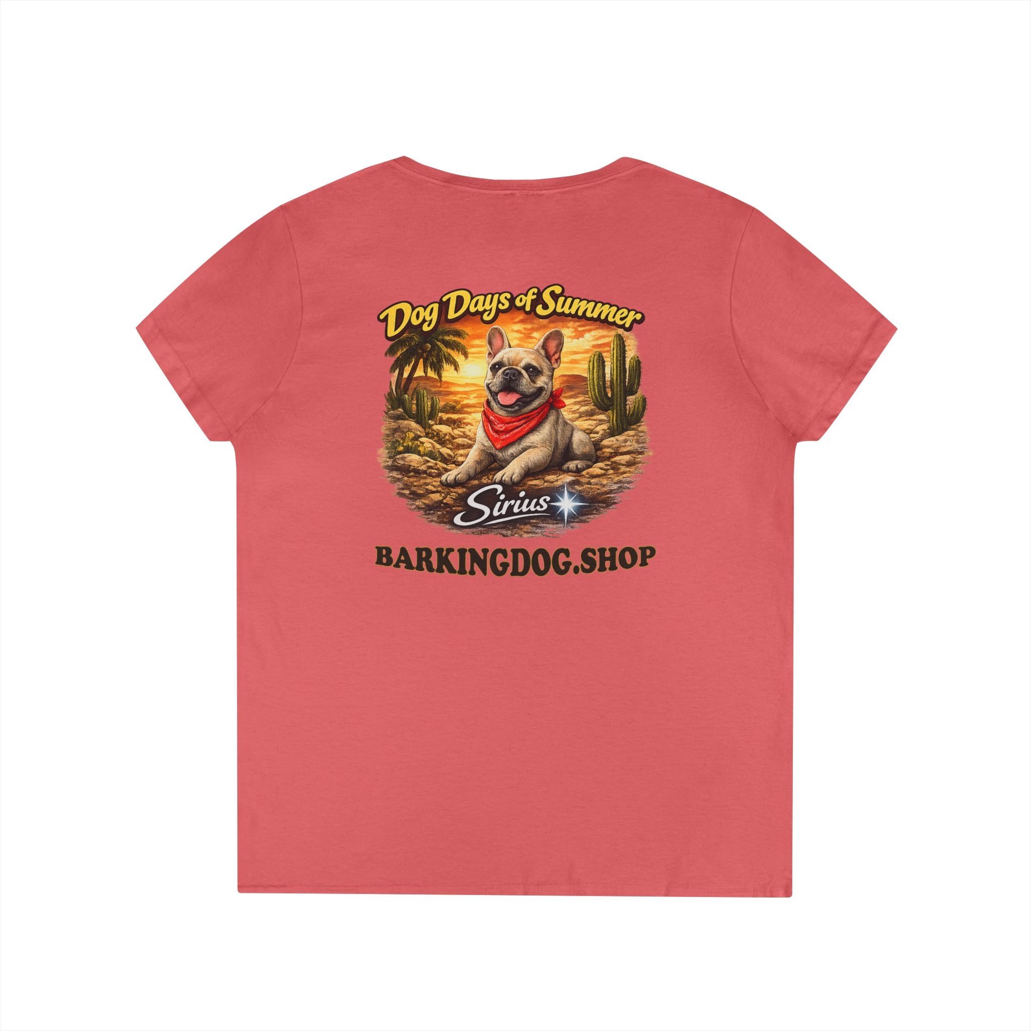 French Bull Dog Cactus T-Shirt Wag On™ Dog Days of Summer