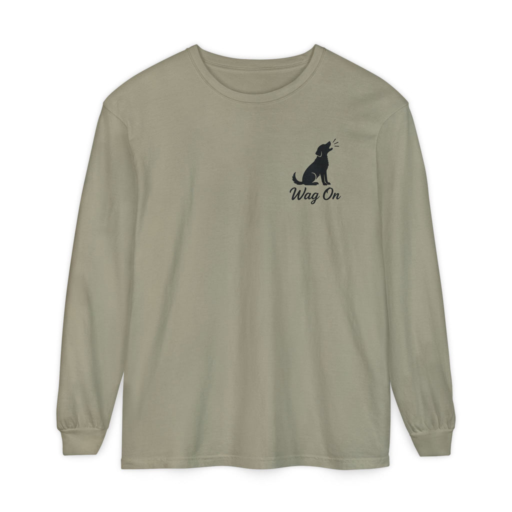 Freedom 250 Grand Prix Long Sleeve T-Shirt — "Wag On" Dog Rally Race Tee